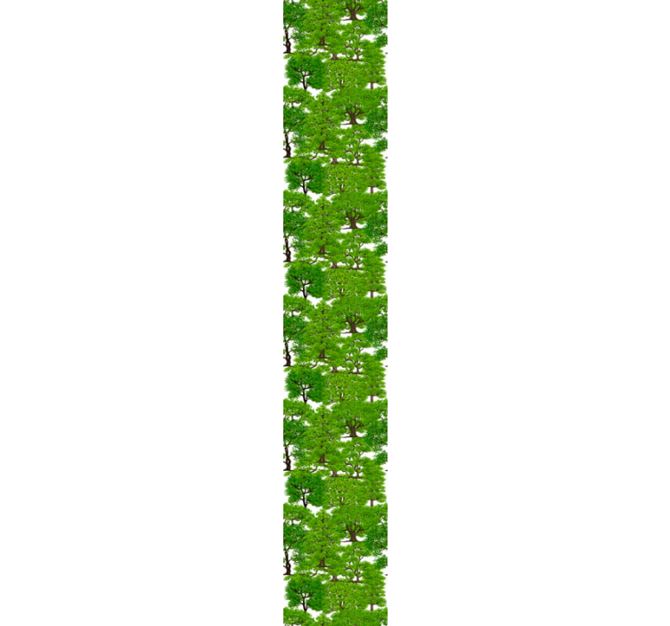 Realistic forest pattern tree wallpaper - TenStickers