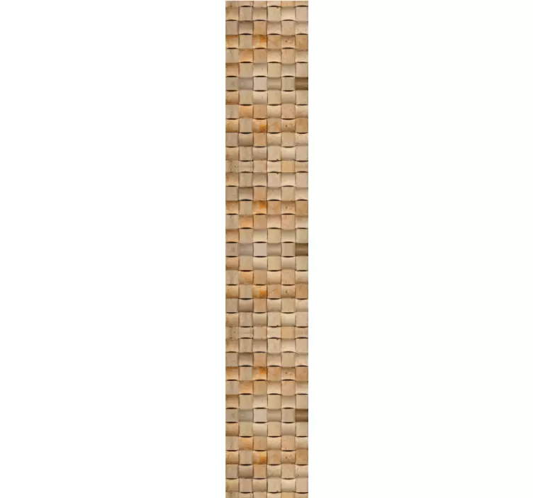 Brown wall surface wallpaper patterns - TenStickers
