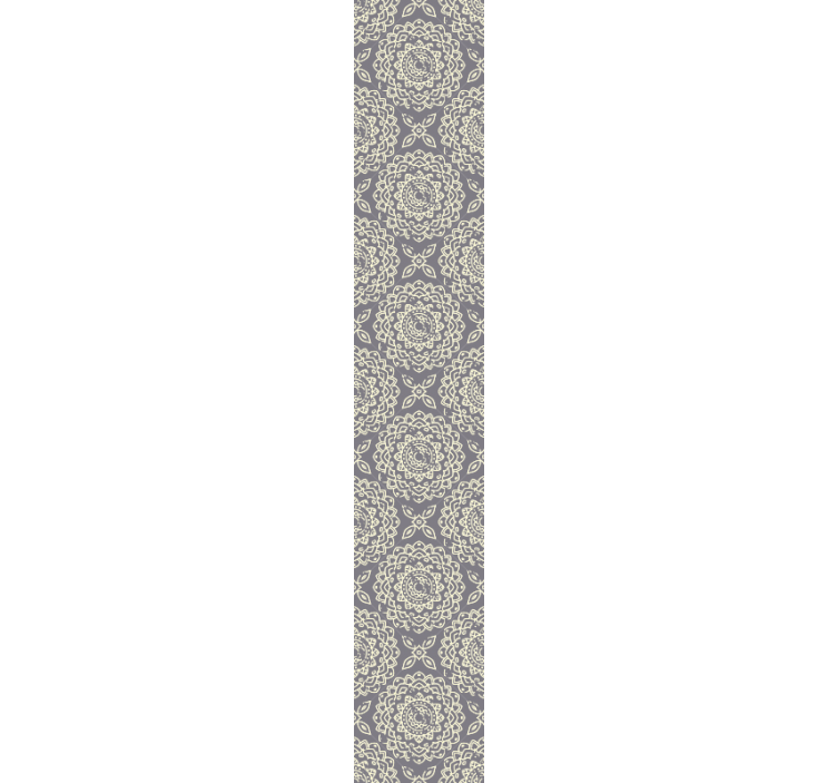 Ornamental Mandala wallpaper flowery - TenStickers