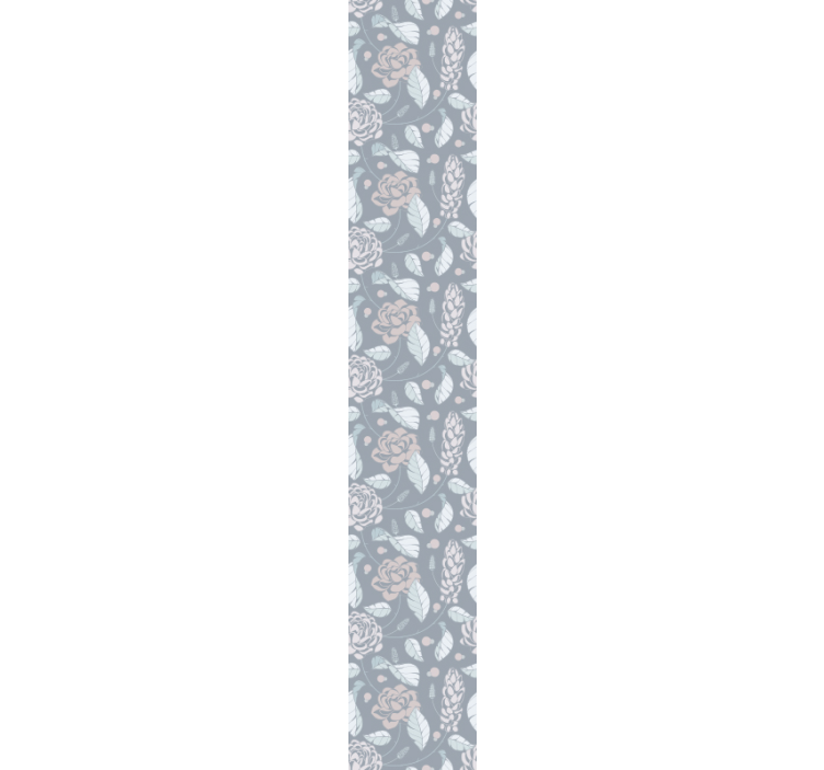 Botanical Blossoms flowers wallpaper - TenStickers