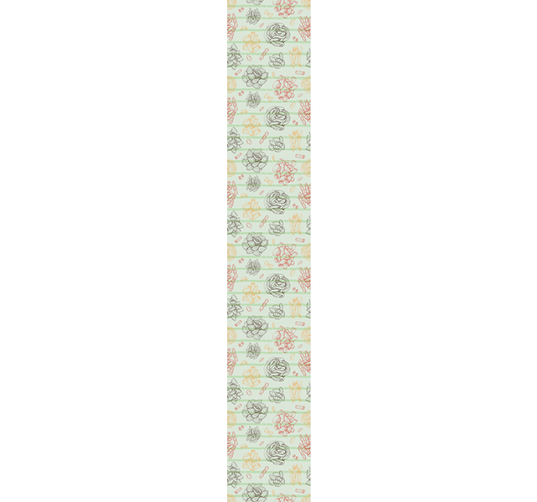Succulent Arrangement wallpaper flowery - TenStickers