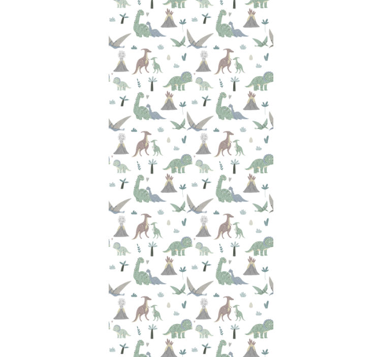 Dinosaur Montage dino wallpaper - TenStickers
