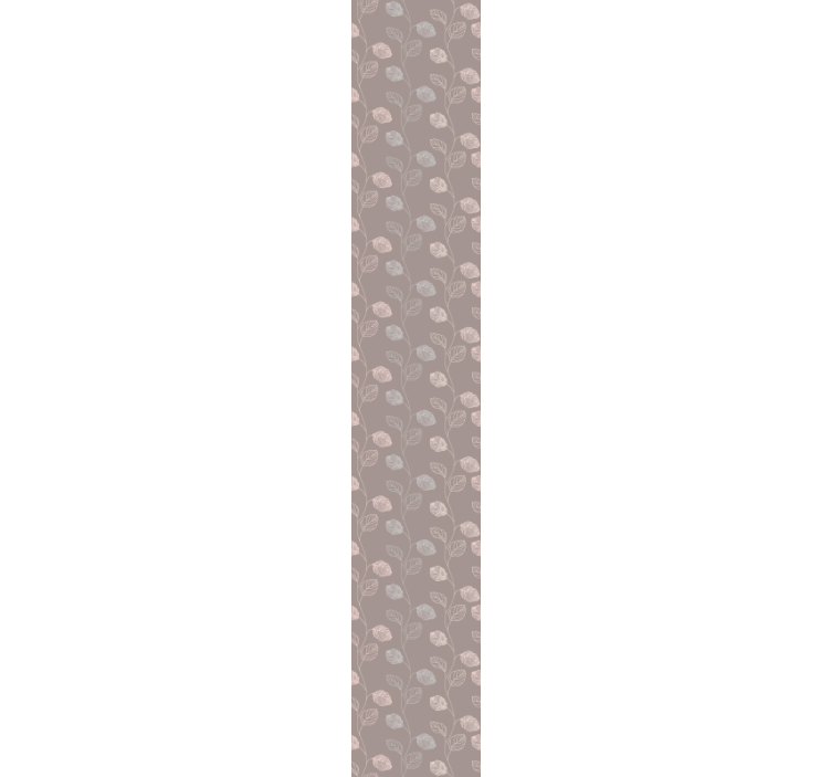 Floral Outline Design flowers wallpaper - TenStickers