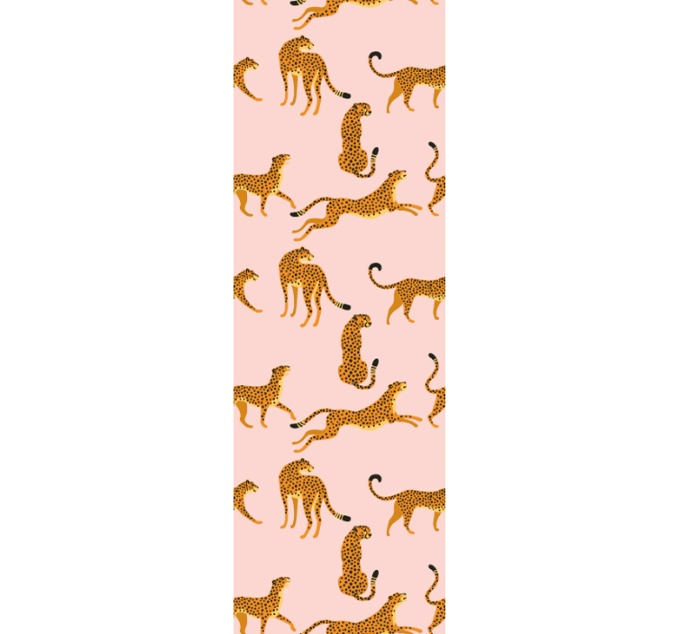 Leopard Print Aesthetic cute animal wallpaper - TenStickers
