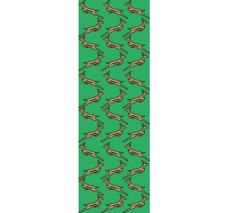 Running Gazelles cute animal wallpaper - TenStickers