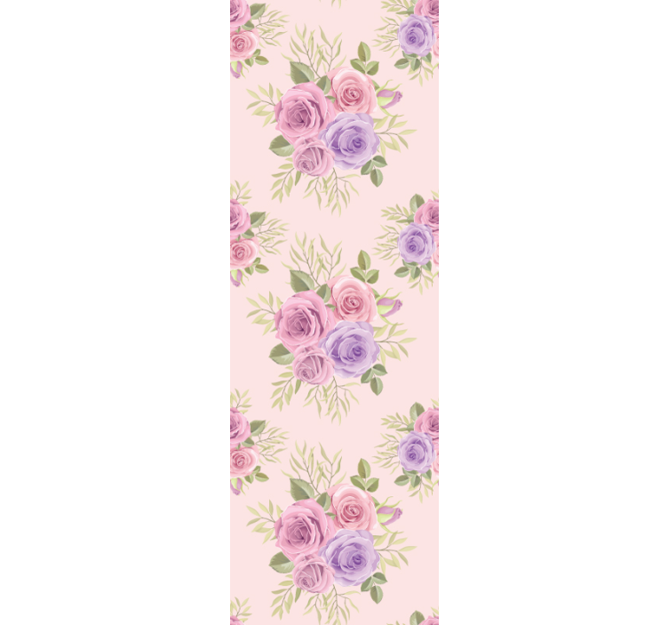 Pastel Floral Ensemble flowers wallpaper - TenStickers