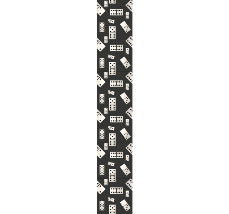 Domino Pattern wallpaper geometric - TenStickers