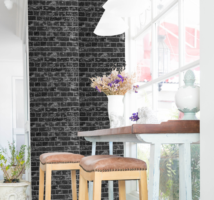 Old Bricks Brick Wallpaper - TenStickers