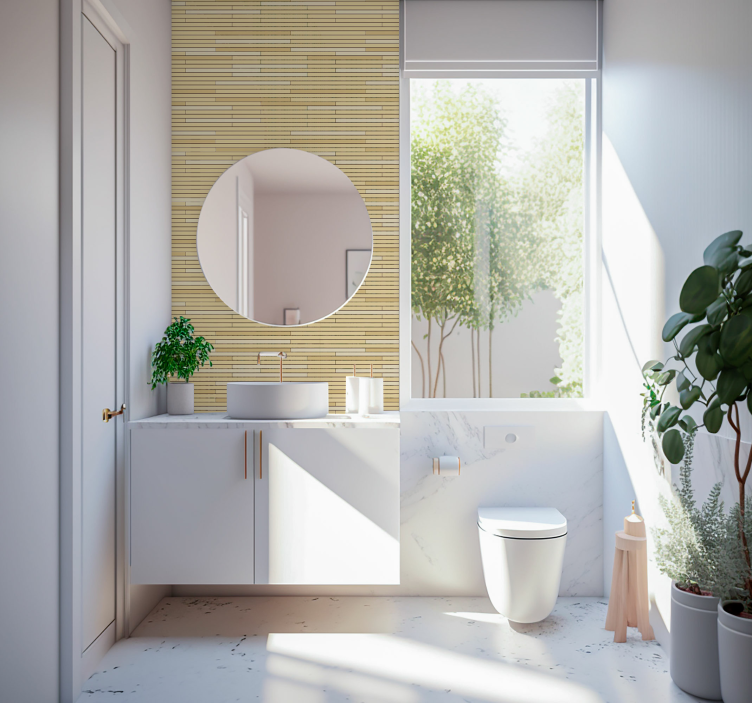 Brick wallpaper with brick pattern design - TenStickers