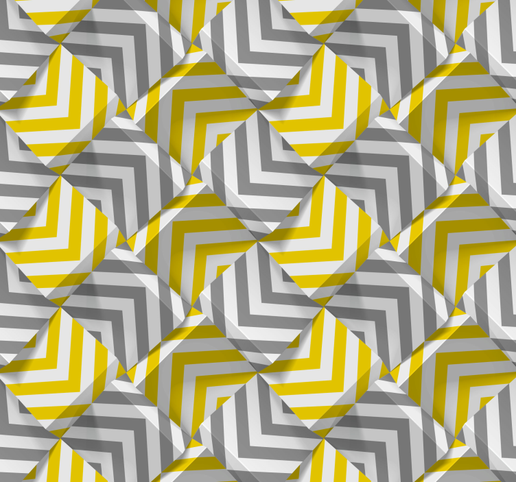 Wallpaper geometric chevron pattern - TenStickers