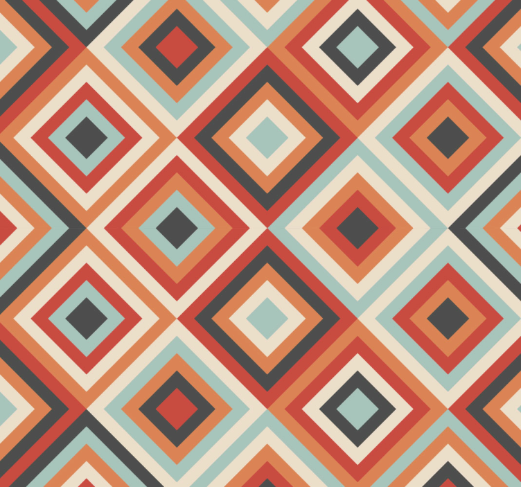 Tribal boho pattern Living room wallpaper - TenStickers