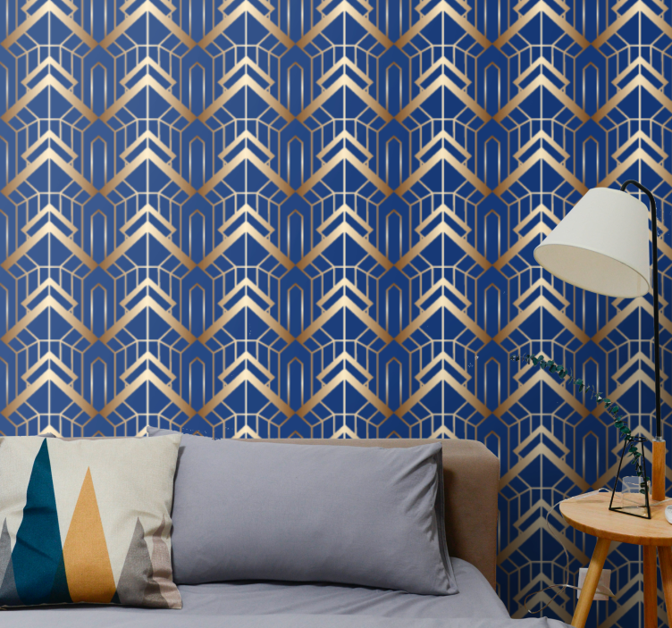 Geometric Arrowpoint wallpaper geometric - TenStickers
