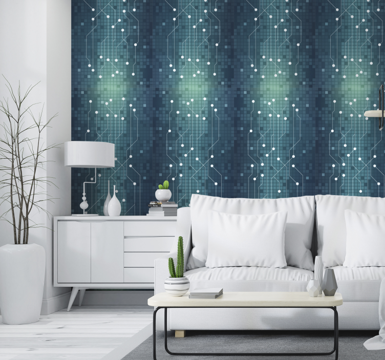 Abstract subway Wallpaper - TenStickers