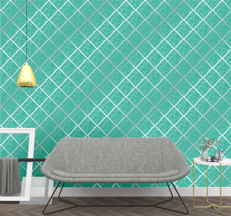 Geometric Lattice wallpaper geometric - TenStickers