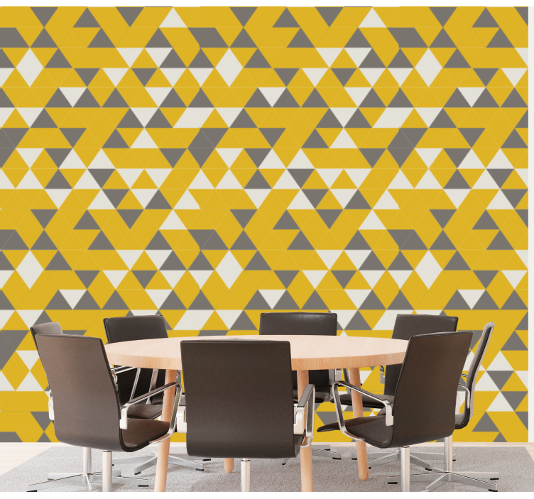 Geometric Triangle Collection wallpaper geometric - TenStickers