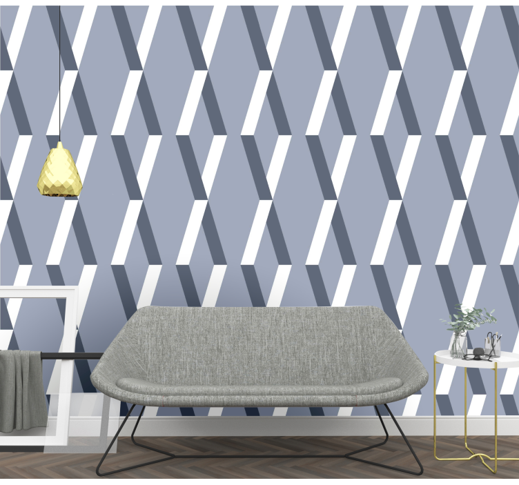 Geometric Shapes wallpaper geometric - TenStickers