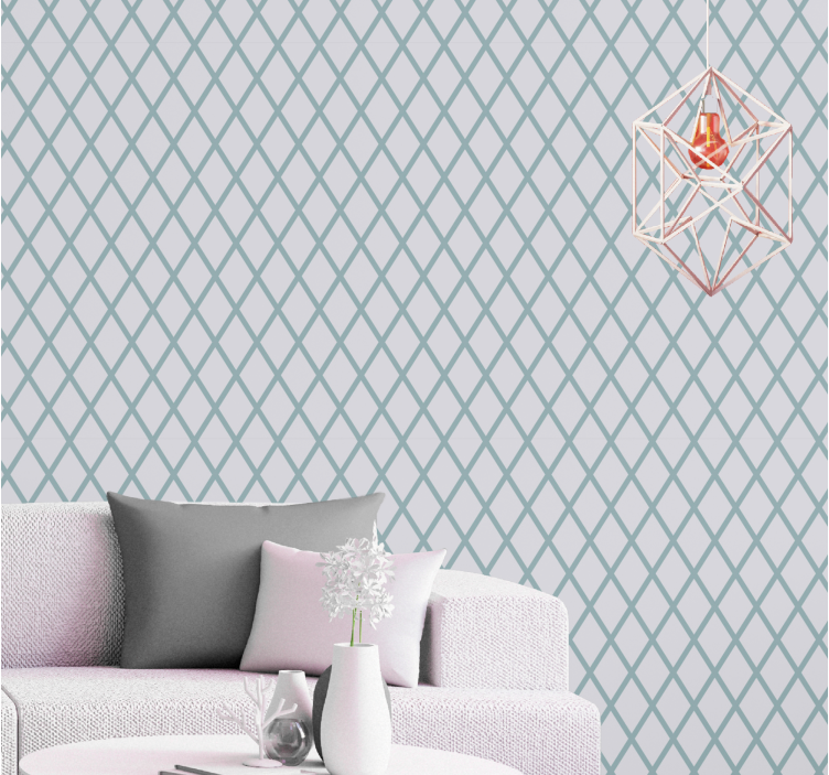 Geometric Jewel wallpaper geometric - TenStickers