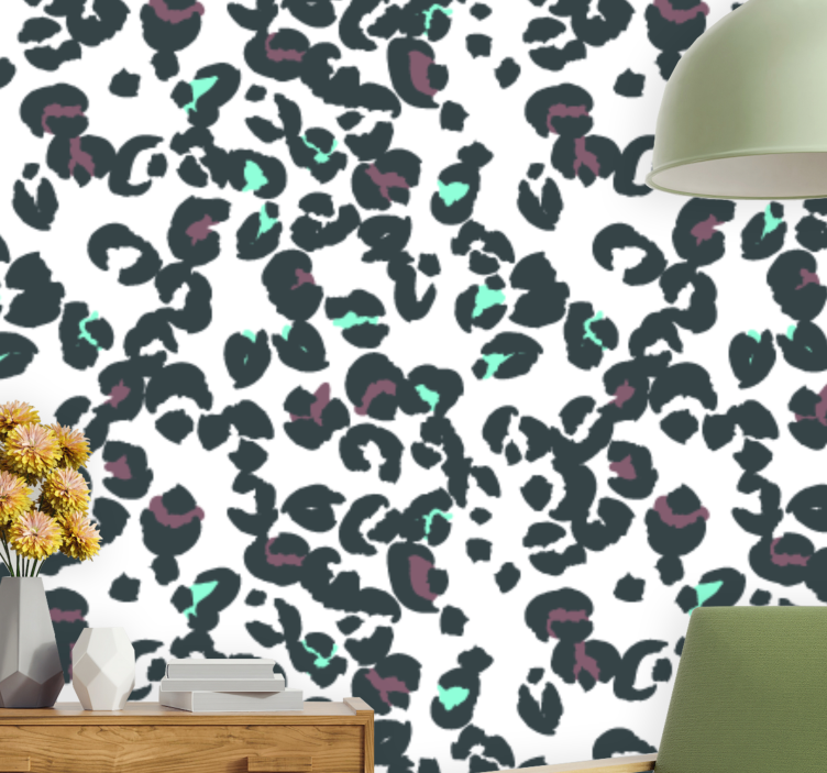 Animal Print Pattern leopards wallpaper - TenStickers