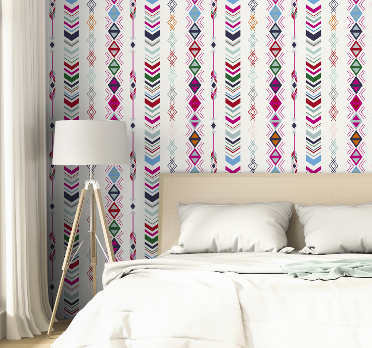 Modern wallpaper pastel arrows - TenStickers