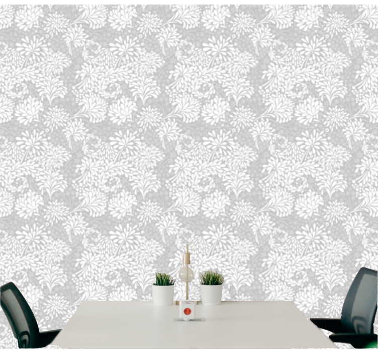 Botanical Array wallpaper flowery - TenStickers
