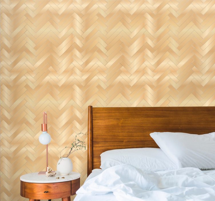 Chevron Texture Pattern wallpaper marble - TenStickers