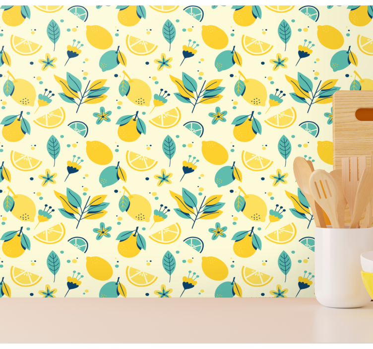 Citrus Botanicals nature wallpaper - TenStickers