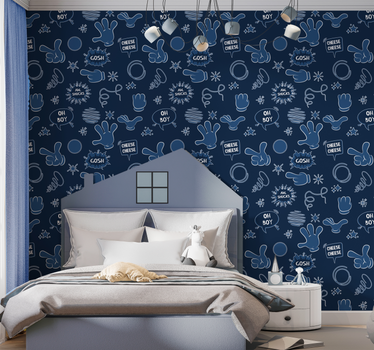 comic style Navy wallpaper - TenStickers