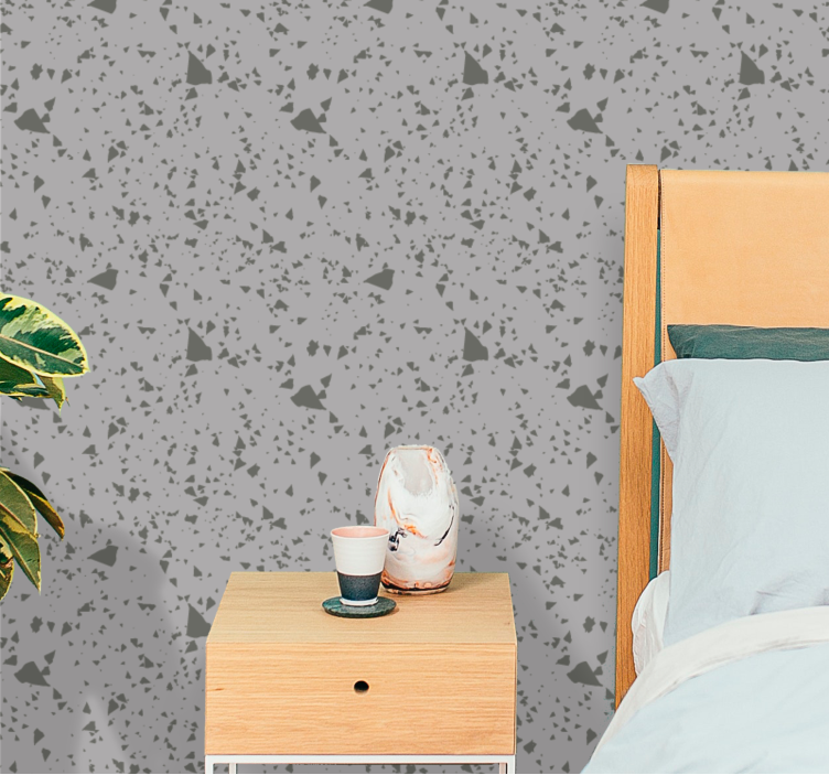 Conceptual Terrazzo abstract wallpaper - TenStickers
