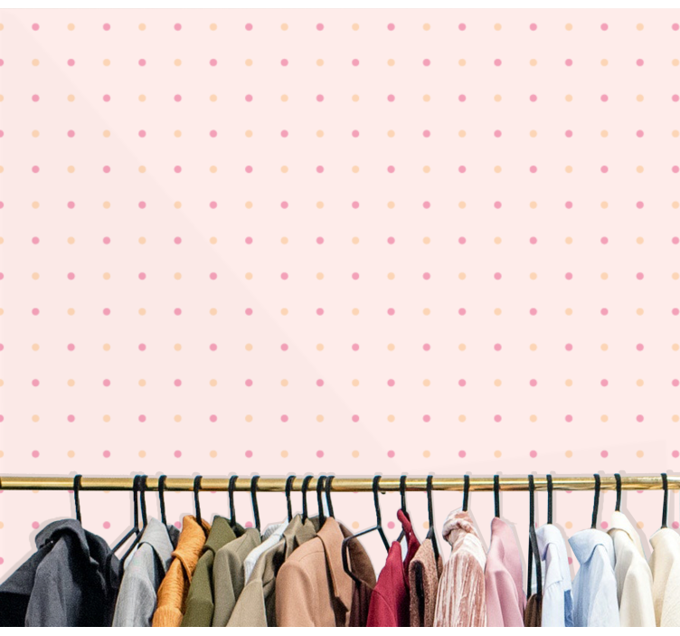 Delicate Dot Pattern wallpaper dots - TenStickers