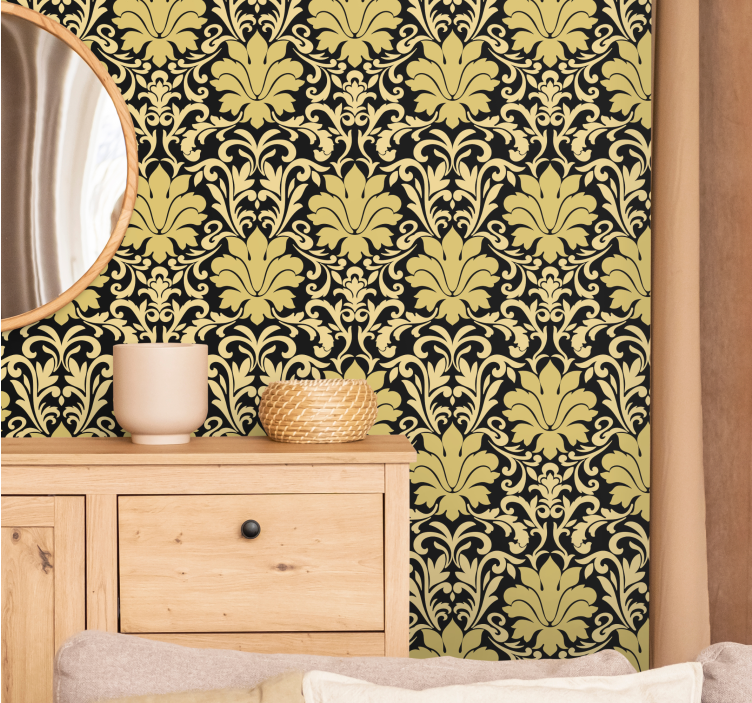Elegant Damasco decoration other vintage wallpaper - TenStickers