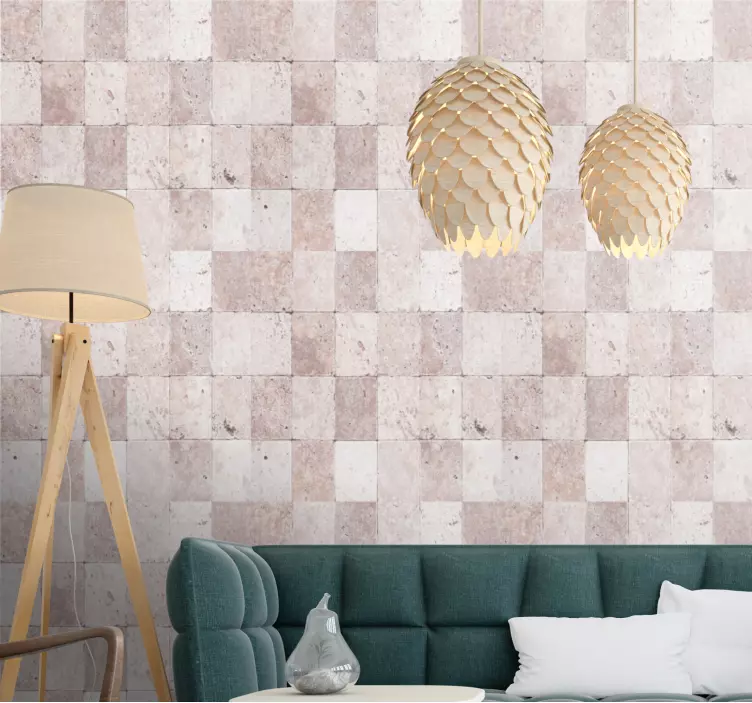 Elegant Textured Surface wallpaper marble - TenStickers