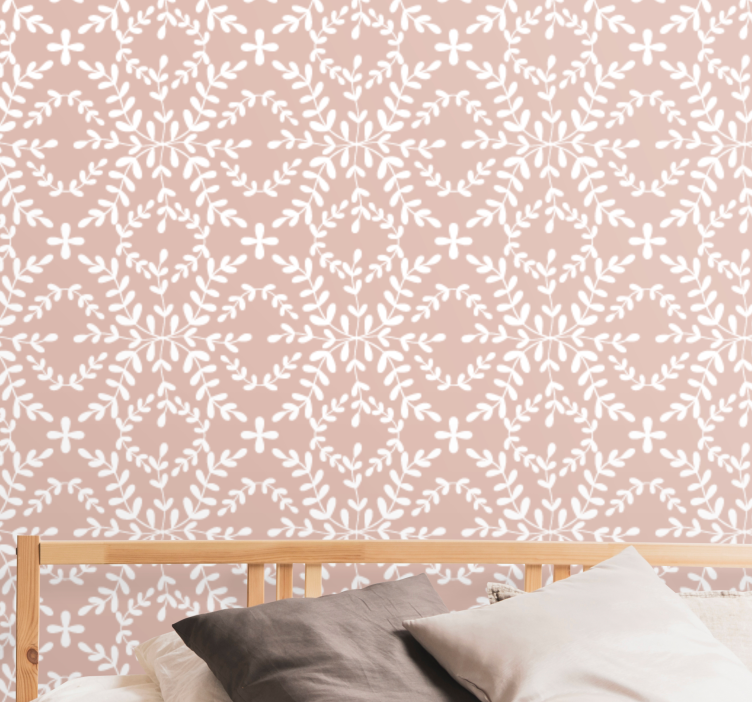 Floral Pattern Ambience wallpaper flowery - TenStickers