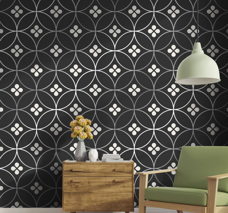 Geometric Tessellation other ornamental wallpaper - TenStickers