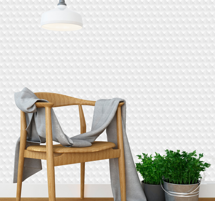 Geometric Triangle Pattern wallpaper triangles - TenStickers