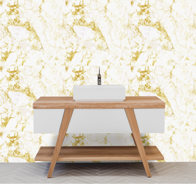 Gold Marbled Elegance wallpaper marble - TenStickers