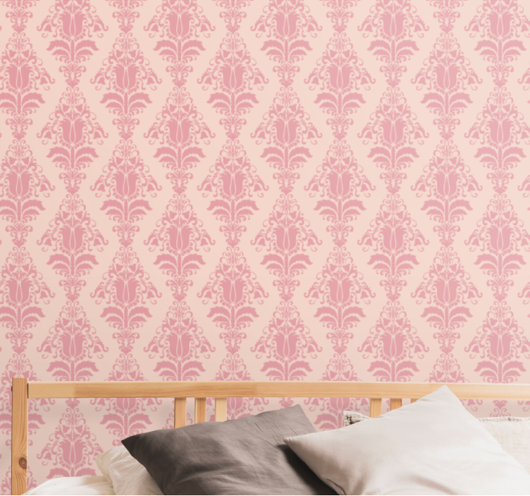 Graceful Botanical Motifs wallpaper flowery - TenStickers