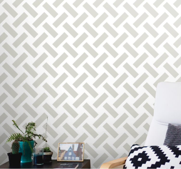 Lattice Effect wallpaper patterns - TenStickers