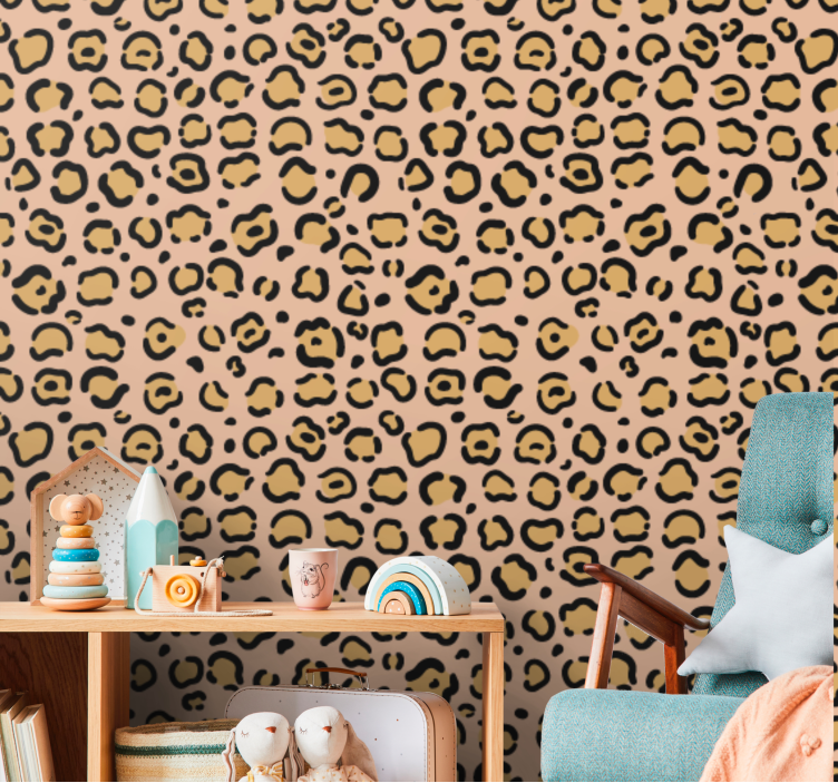Print elegant design leopards wallpaper - TenStickers