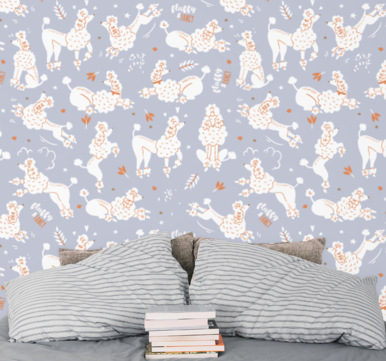 Llama Pattern Arrangement cute animal wallpaper - TenStickers