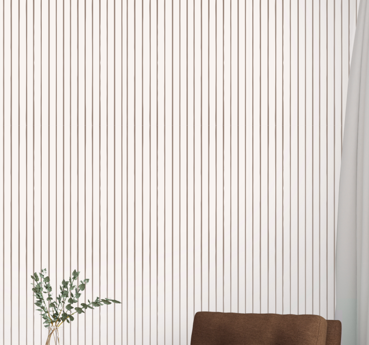 Minimalist Linear Pattern vertical striped wallpaper - TenStickers