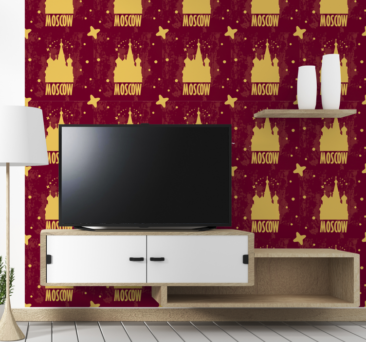 Moscow Landmark Design city wallpaper - TenStickers