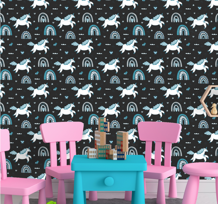 Mythical Creatures wallpaper for the nursery - TenStickers