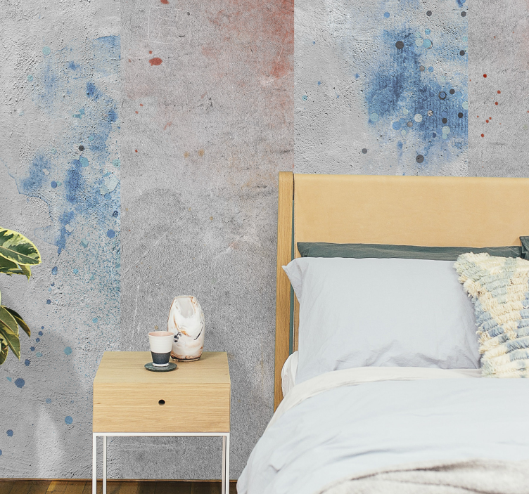 "New Nostalgia" concrete pattern wallpaper - TenStickers