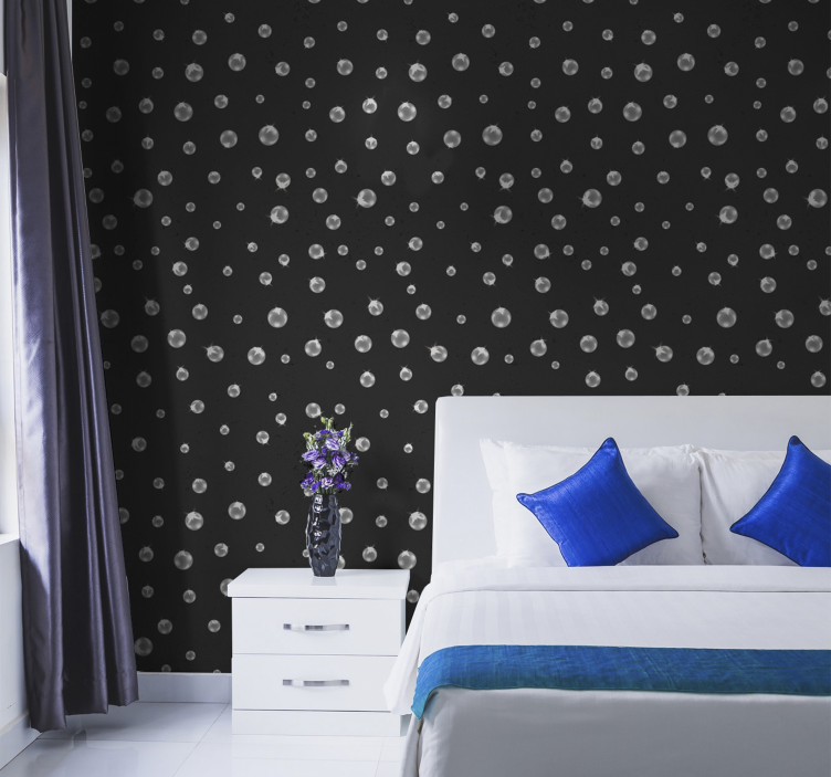 Polka Dot Ambiance wallpaper dots - TenStickers