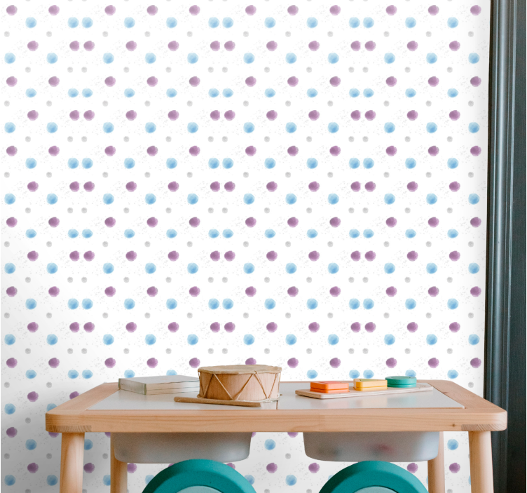 Polka Dot Spread wallpaper dots - TenStickers