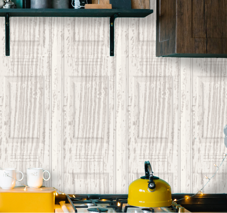 Rustic Panel Texture stone wallpaper - TenStickers
