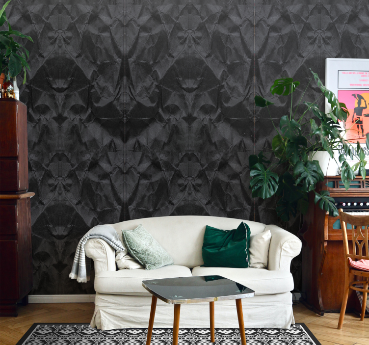 Sooty Living Room Wallpaper - TenStickers