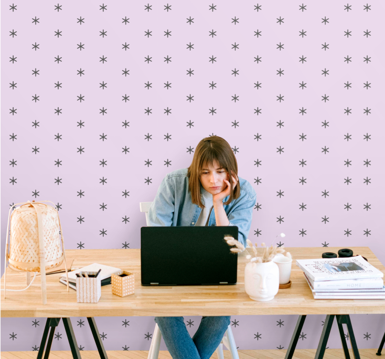 Starry Accent Wall stars wallpaper - TenStickers