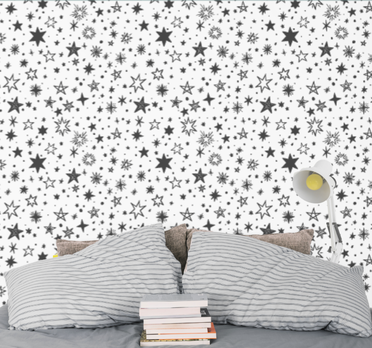 Starry Night Accent stars wallpaper - TenStickers