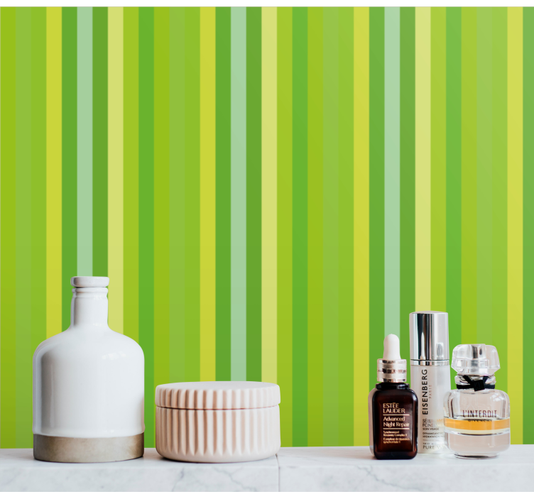 Striped Backdrop vertical striped wallpaper - TenStickers